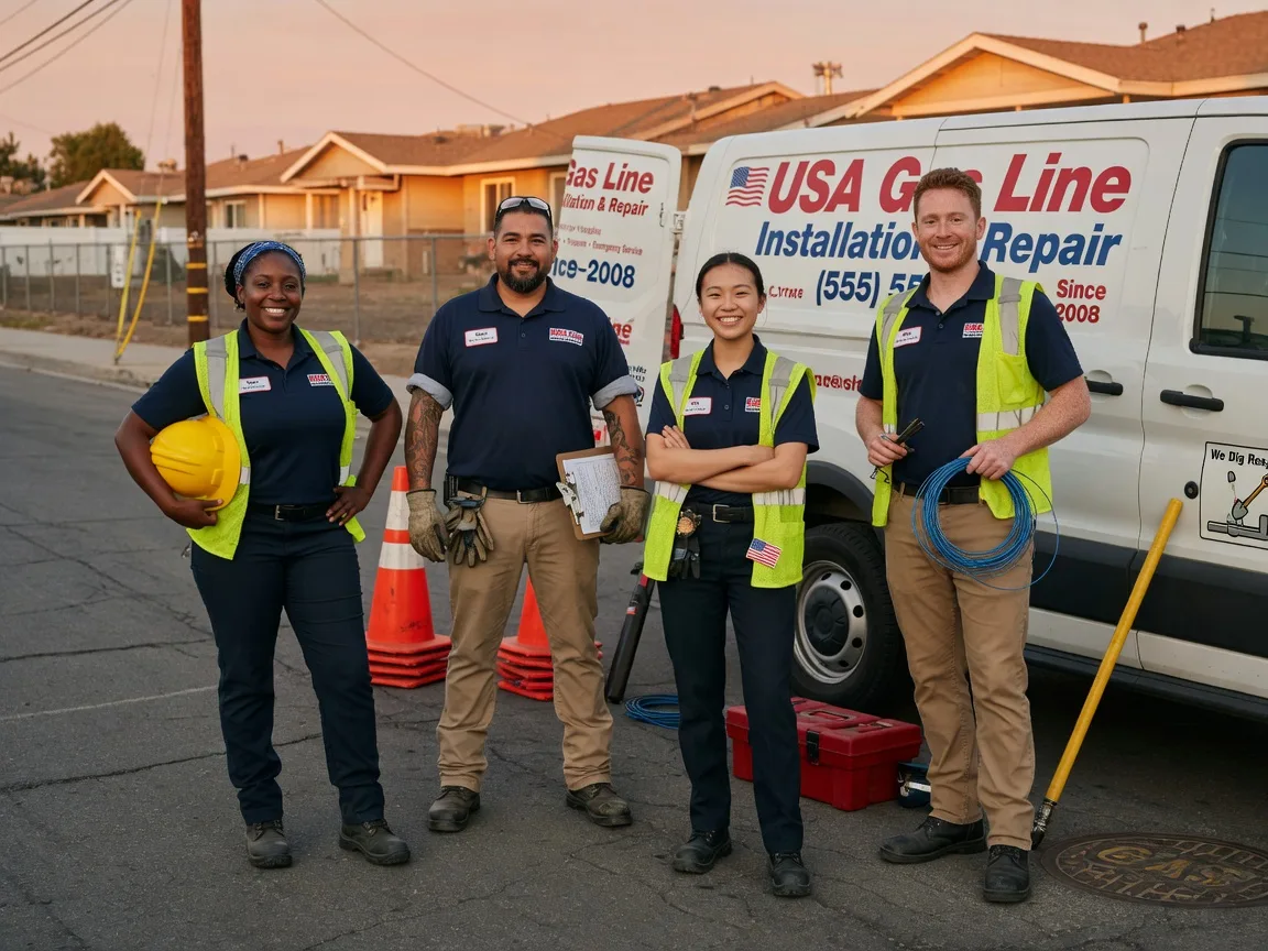 Gas Line Installation company in Nome, TX